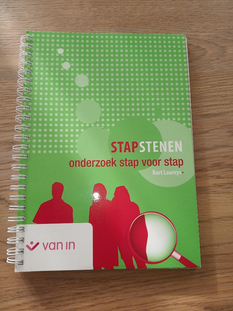Stapstenen onderzoek stap voor stap, Boeken, Overige vakken, ASO, Nieuw, Ophalen of Verzenden
