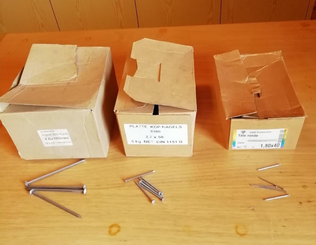 nieuwe nagels 20 euro per doos van 5 kg, Ophalen of Verzenden, Nieuw