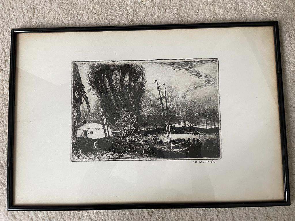3 kunstwerken van René De Coninck, Ophalen