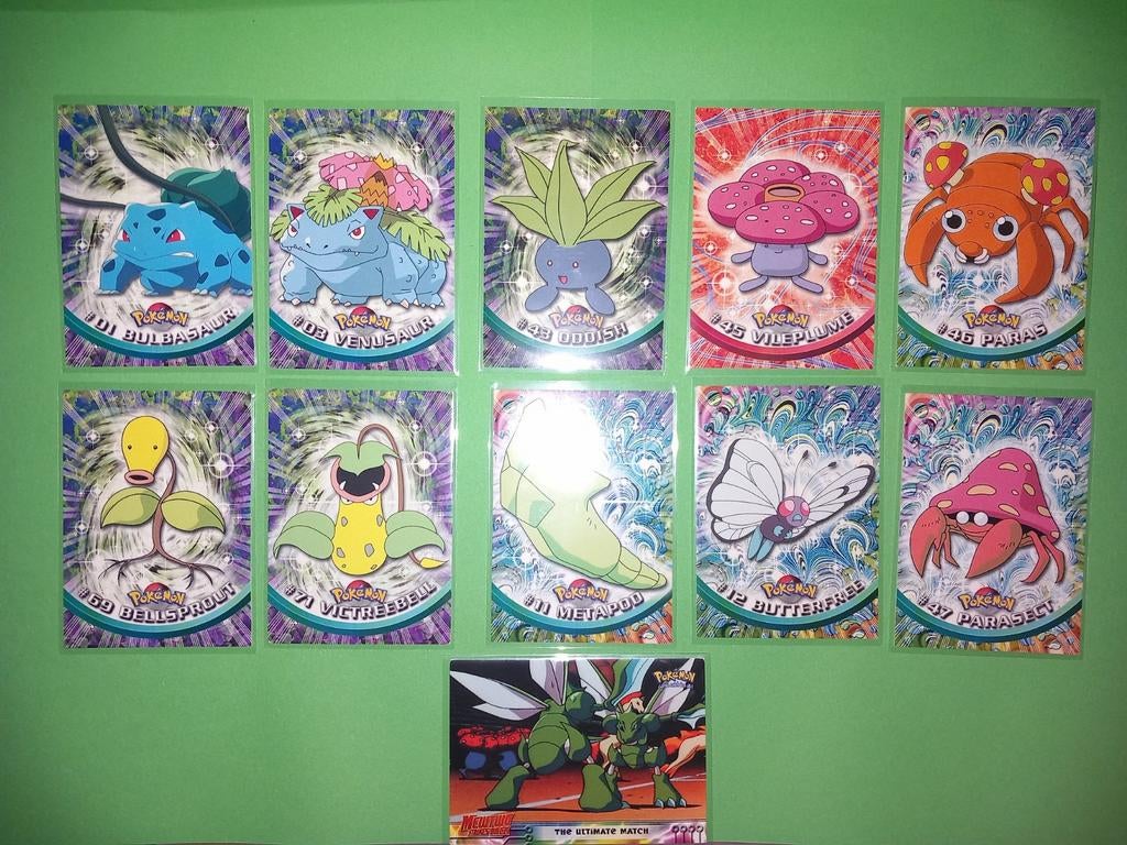 Pokemon Topps kaarten 1999 [ Grass 13], Hobby en Vrije tijd, Verzamelkaartspellen | Pokémon, Ophalen of Verzenden, Zo goed als nieuw