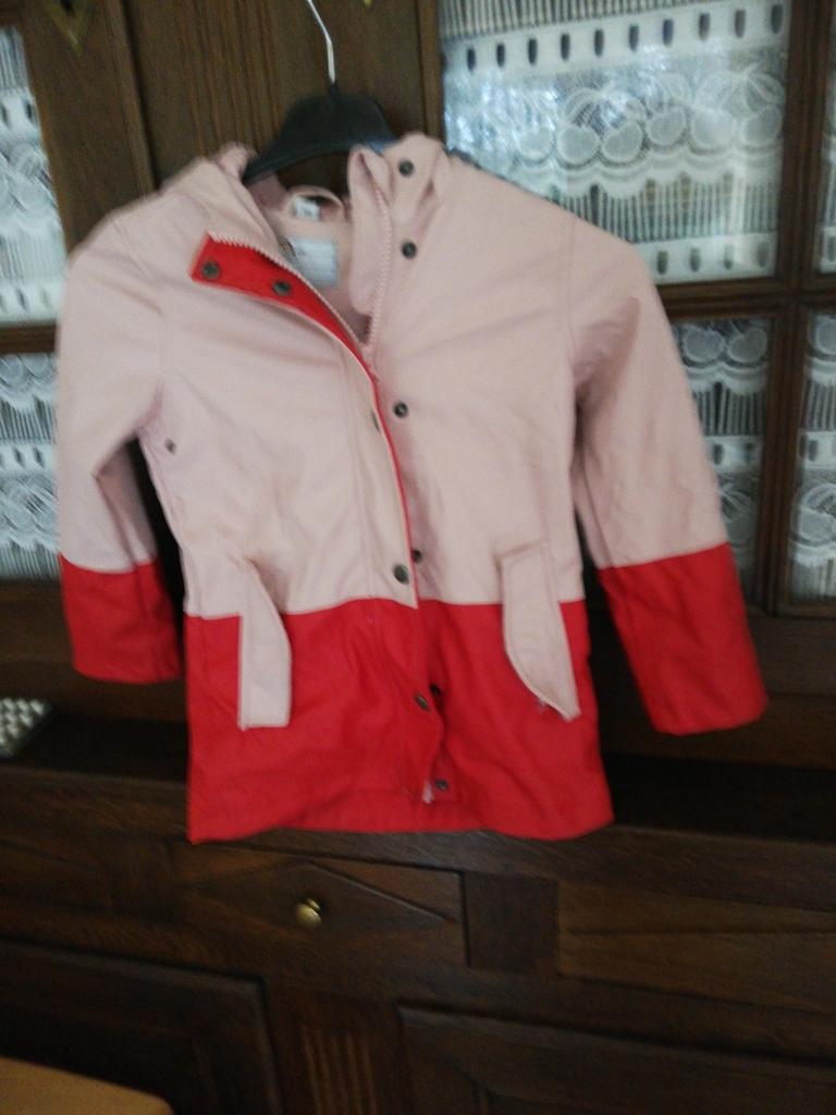 Veste fille imperméable. Taille 5-6 ans., Enfants & Bébés, Enlèvement ou Envoi, Comme neuf, Fille