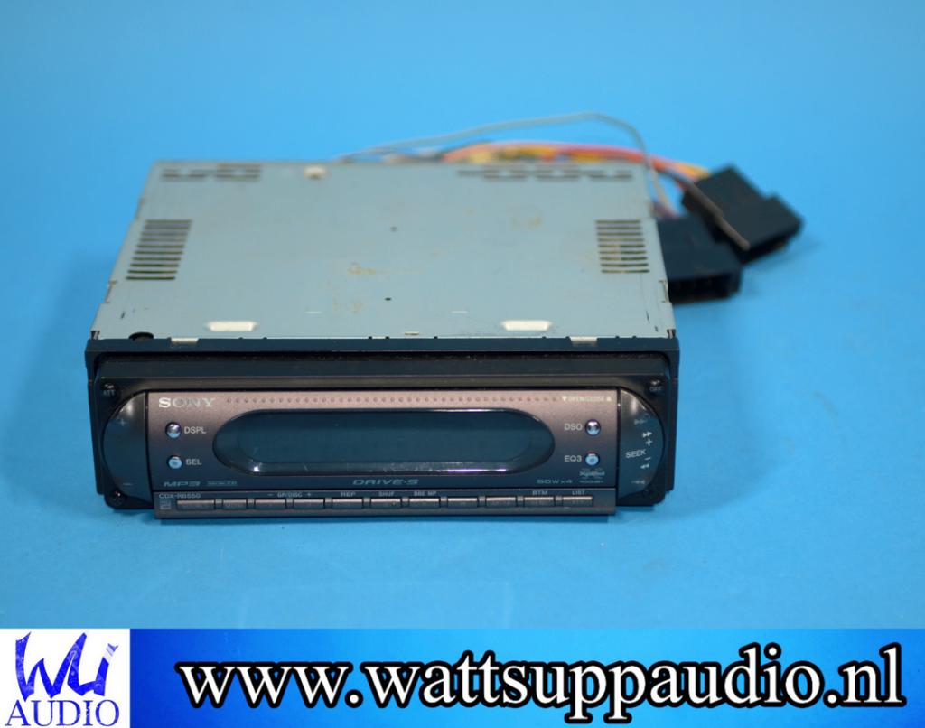 Sony CDX-R6550 Headunit / Autoradio 1-din, Ophalen of Verzenden, Gebruikt
