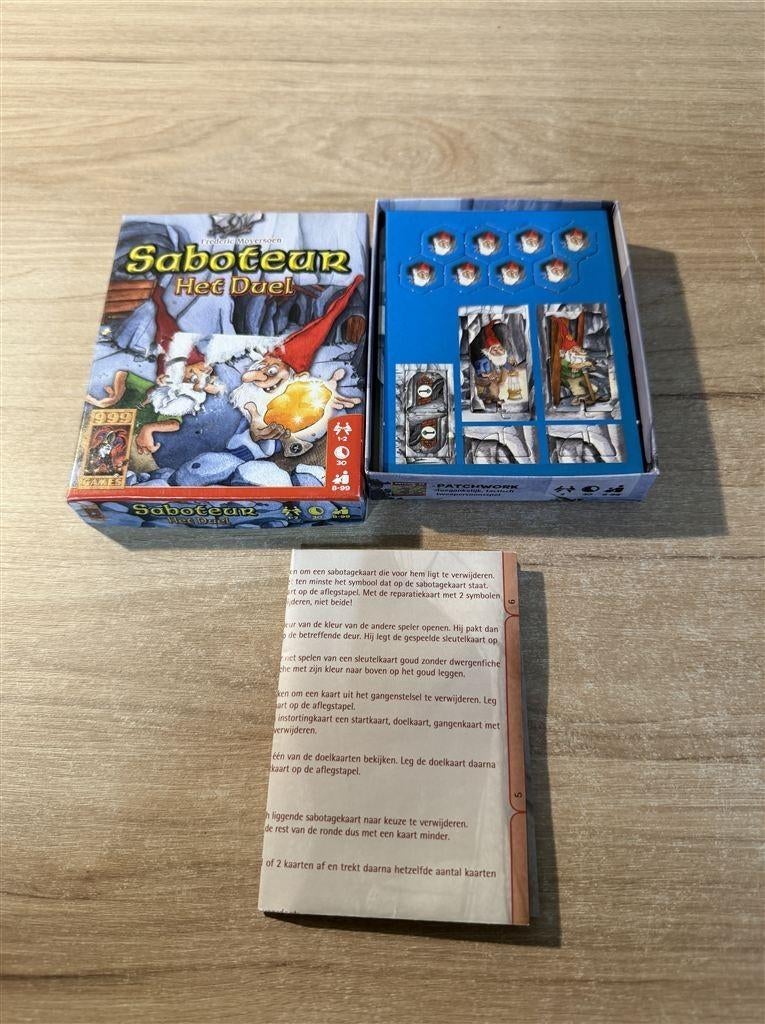 saboteur het duel - s6455, Hobby en Vrije tijd, Verzenden, Zo goed als nieuw