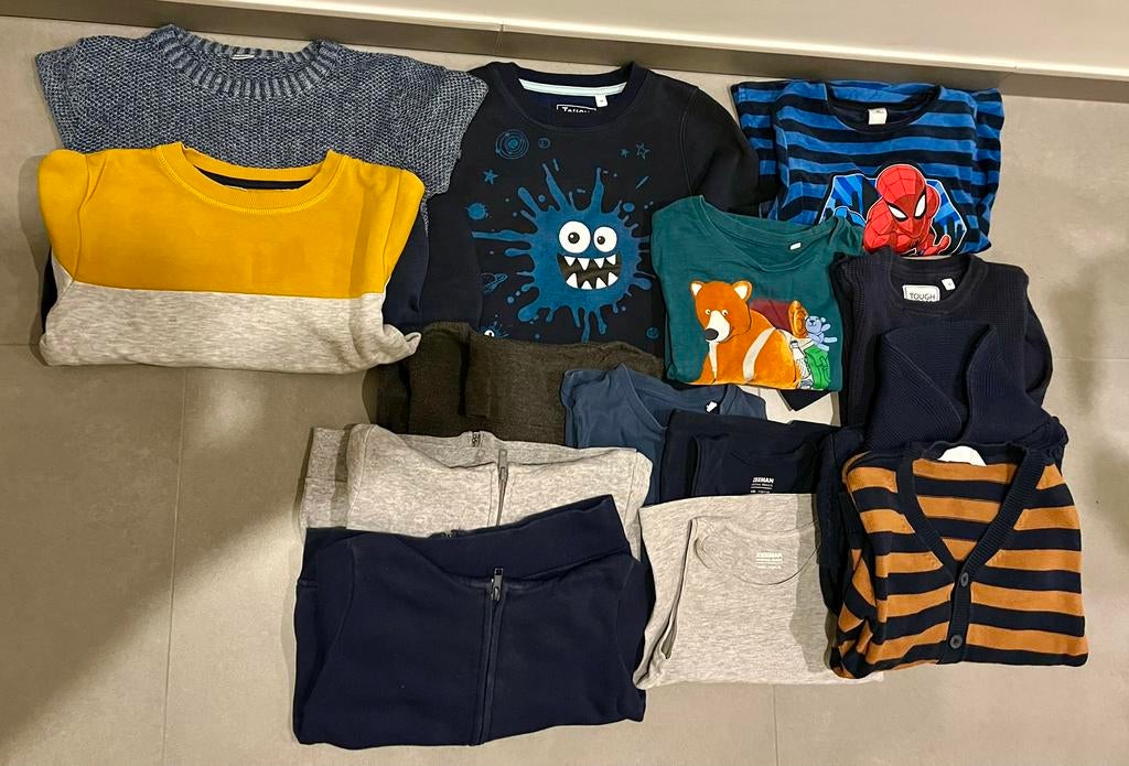 Jongenspakket maat 110 tot 128, Kinderen en Baby's, Ophalen of Verzenden, Gebruikt