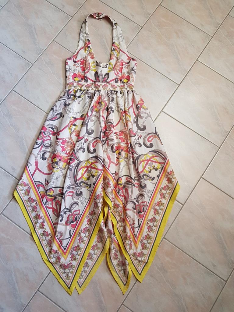 Robe asymétrique, H&M, Taille 36 (S), Comme neuf, Sous le genou