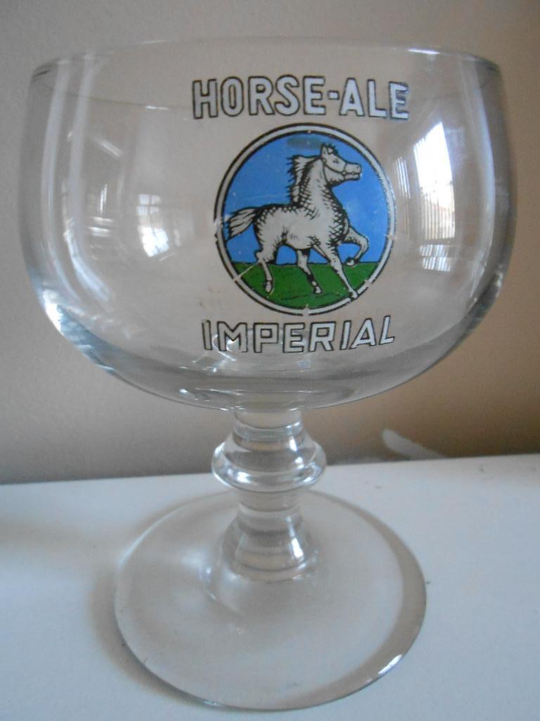 Bierglas Hors-Ale , brij Imperial uit Brussel, Verzamelen, Ophalen of Verzenden