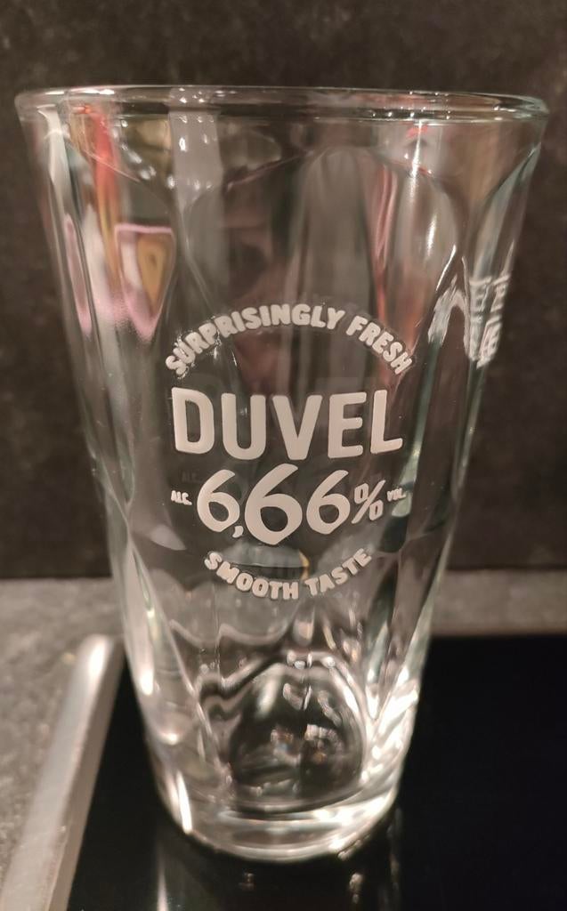 Duvel 6,66% pint glas, Verzamelen, Glas en Drinkglazen, Ophalen, Nieuw
