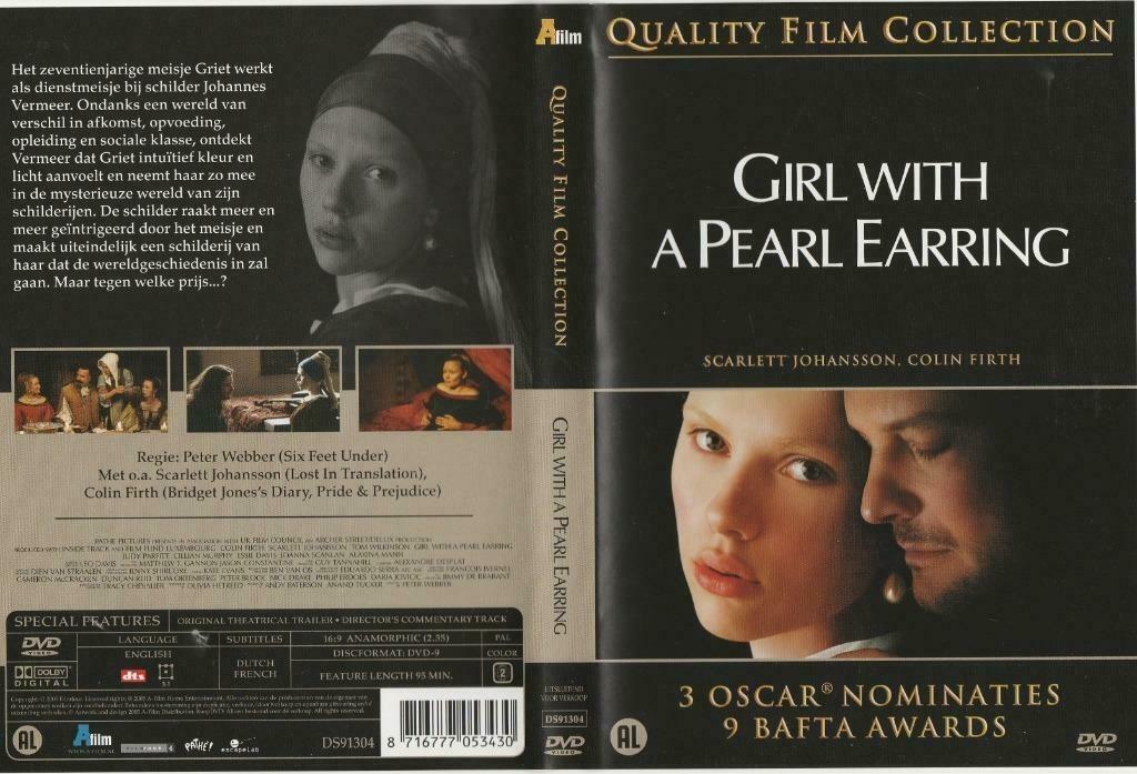 Girl With A Pearl Earring(3 oscar nominaties;9 Bafta Awards, Cd's en Dvd's, Alle leeftijden, Ophalen of Verzenden, Zo goed als nieuw