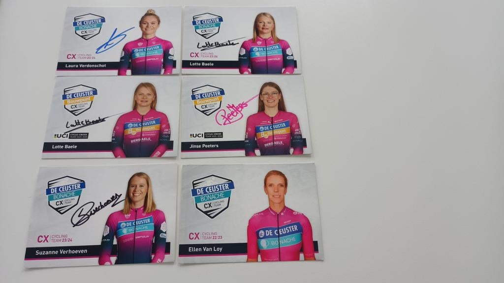Wielrenners, dames. Fotokaarten., Verzamelen, Ophalen of Verzenden, Foto