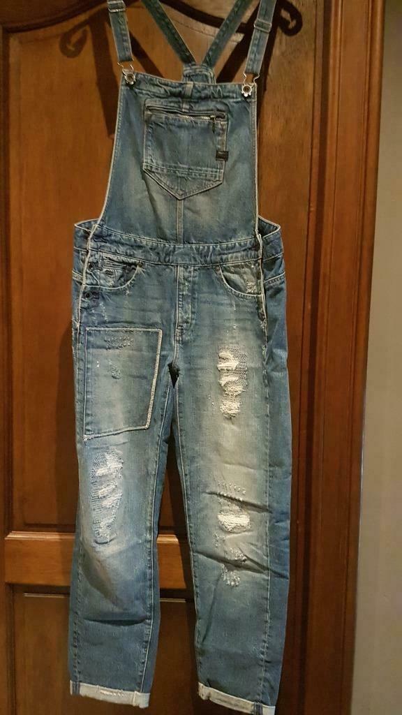 Jeans salopet G. Star, Ophalen, Blauw, Maat 42/44 (L), Zo goed als nieuw