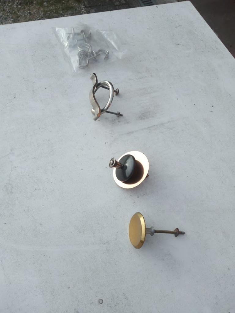 Vintage handgrepen kast, schuif, deur, wandhaak NOS, Ophalen of Verzenden, Koper