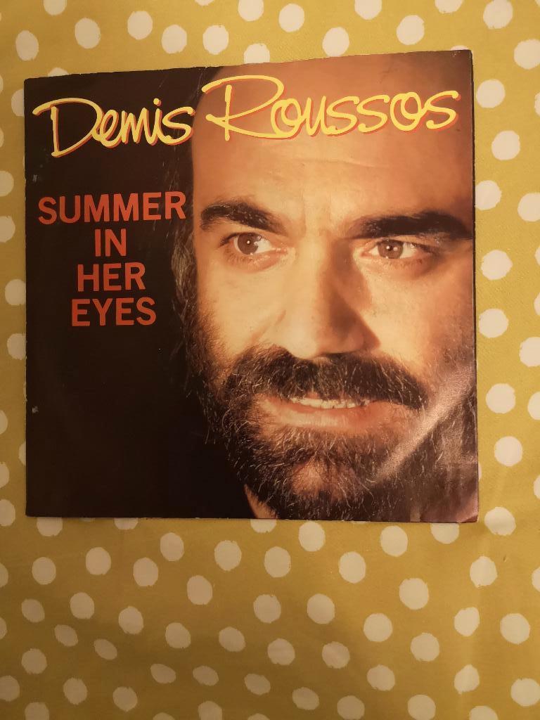 45T Demis Roussos summer in her eyes (post gratuit), Enlèvement ou Envoi, Utilisé