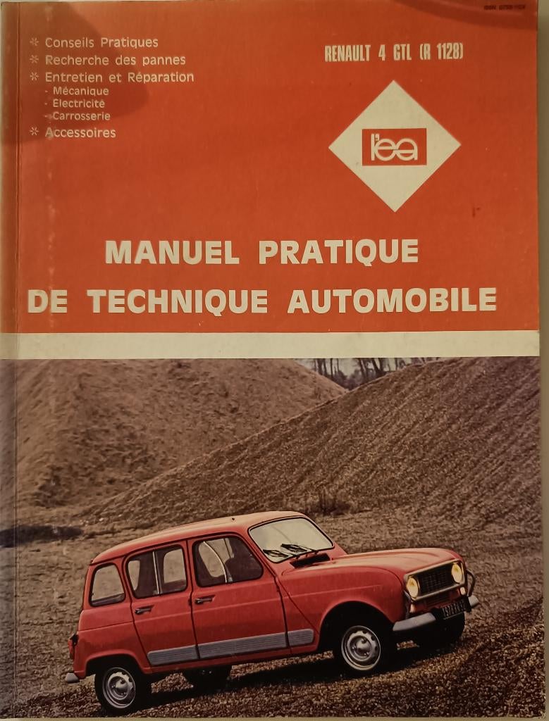 Technisch handboek Renault 4 GTL (R1128), Enlèvement