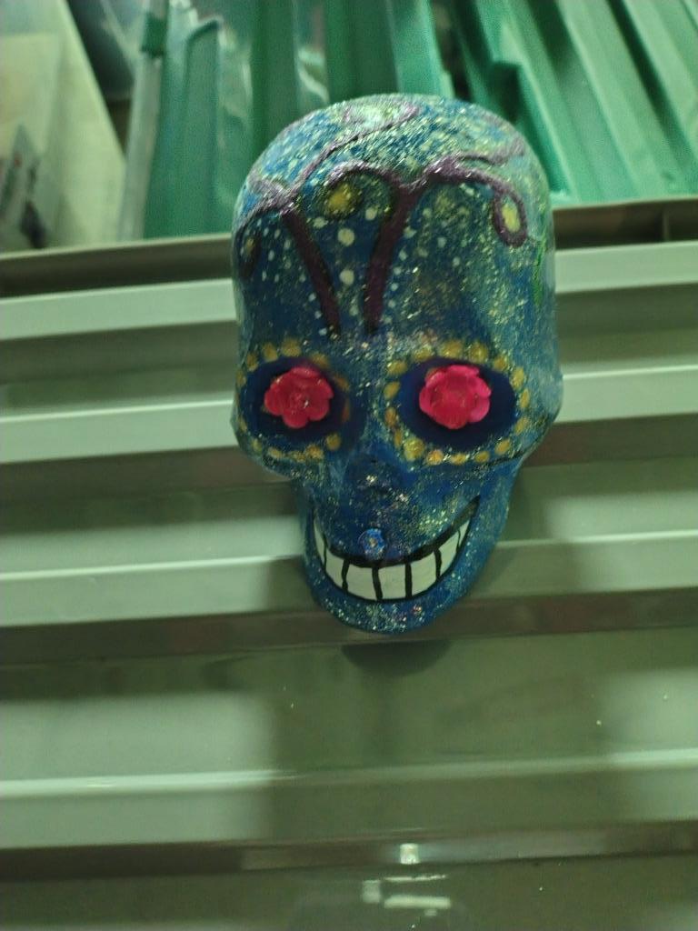 doodshoofd handgemaakt in Mexico halloween, Ophalen of Verzenden, Nieuw, Versiering