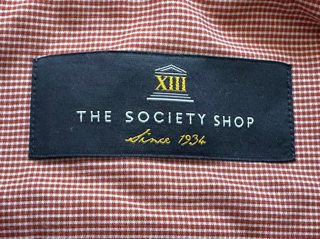Chemise à carreaux Exclusive Society en parfait état, Rouge, Tour de cou 41/42 (L), Enlèvement ou Envoi, Comme neuf