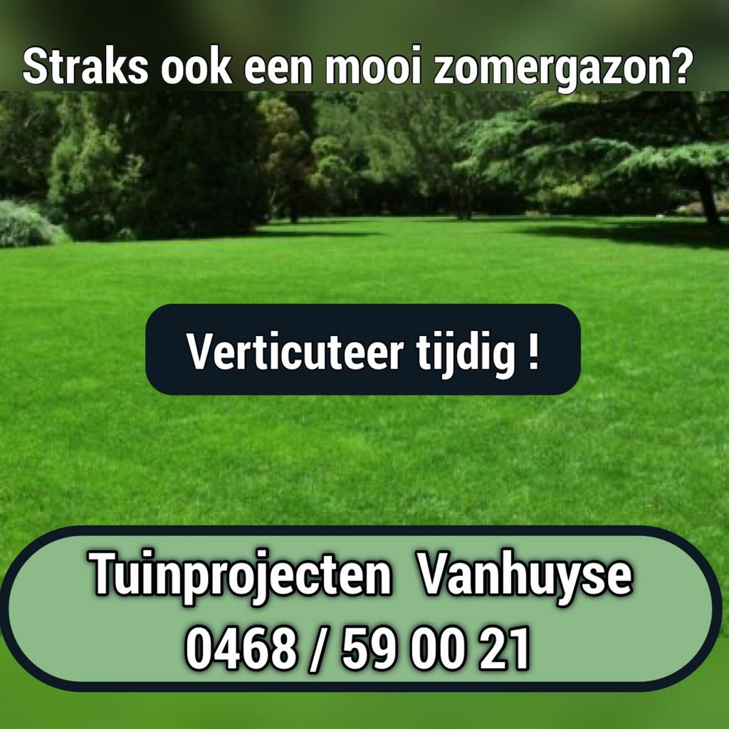 Tuinman, Tuin en Terras, Ophalen of Verzenden, Nieuw, 10 tot 20 m², Gras