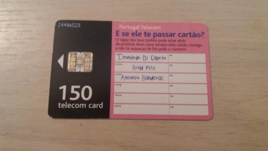 Portugal vintage smartphonekaart met 150 kaarten, Ophalen of Verzenden