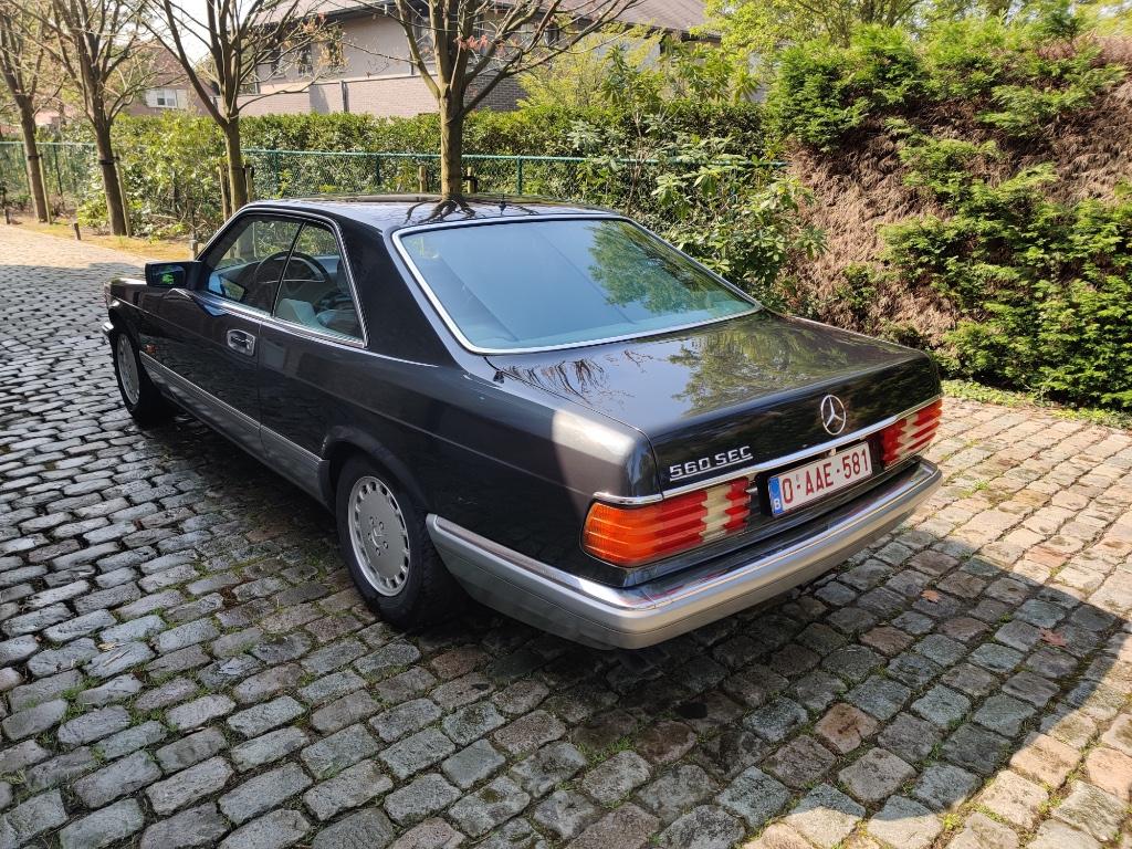 Mercedes 560 SEC 220kw/300pk, Automaat, Dealer onderhouden, Achterwielaandrijving, 8 cilinders