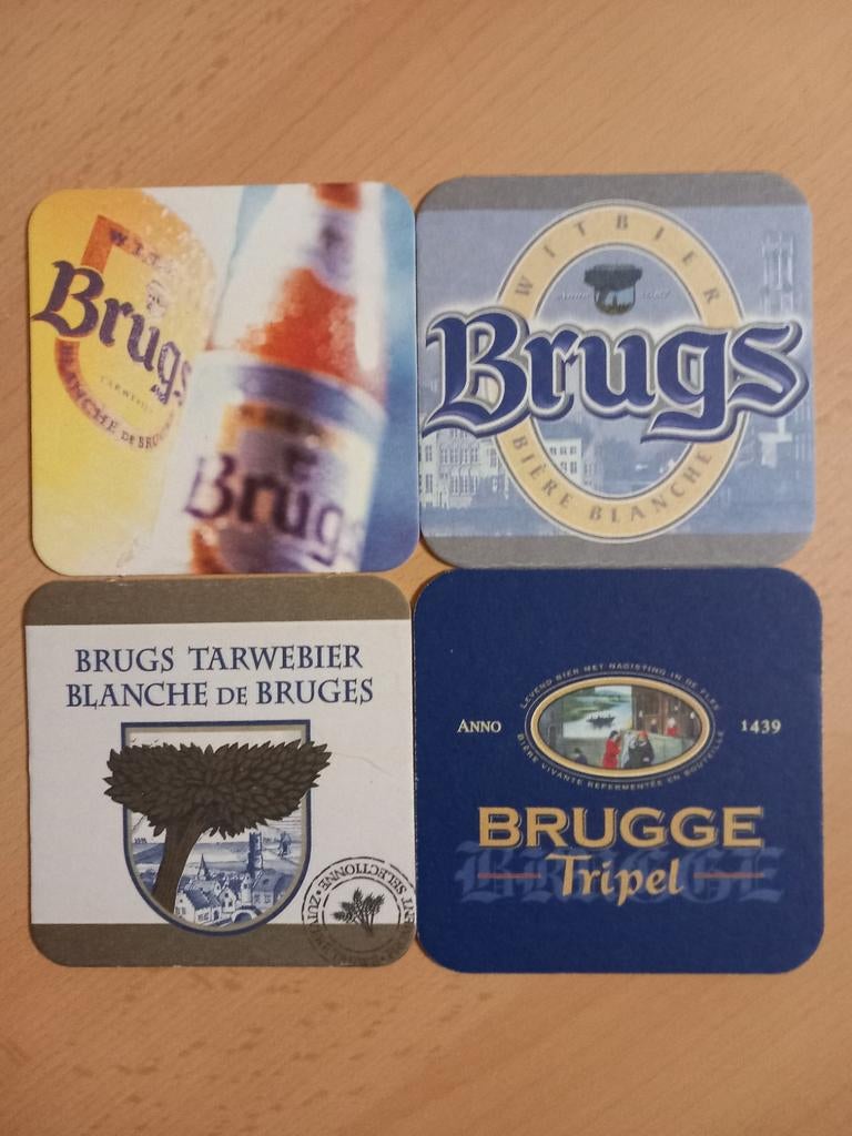 Bierviltjes Brugse Tripel (320), Ophalen of Verzenden, Zo goed als nieuw