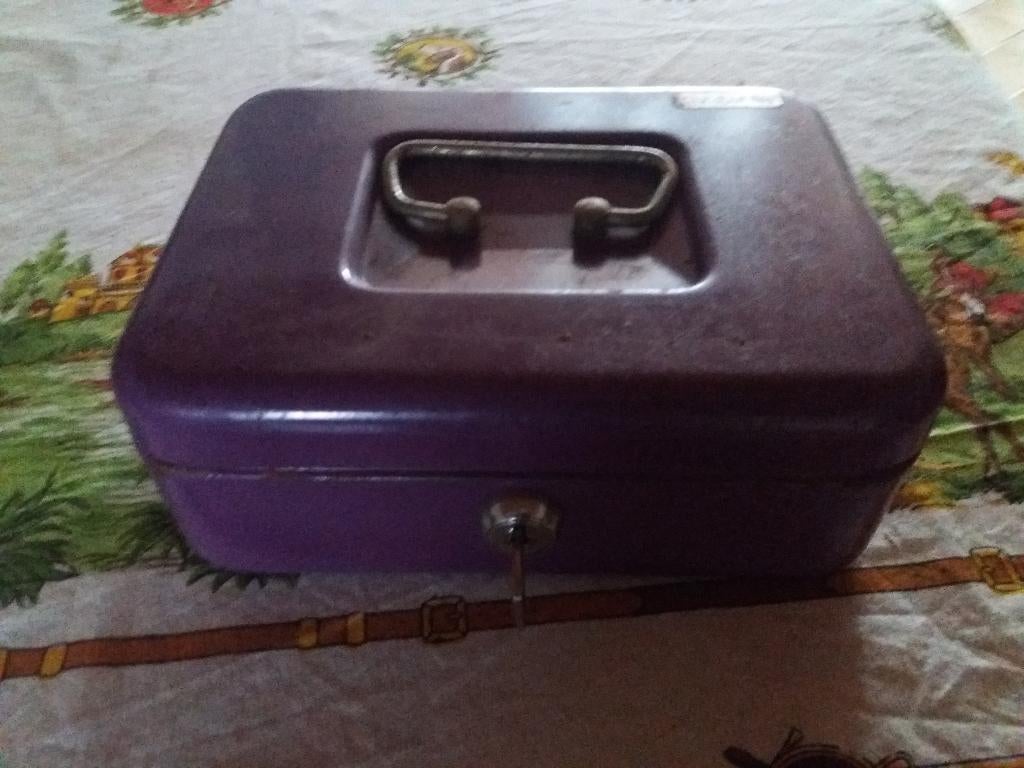 Geldkoffer, Verzamelen, Ophalen, Gebruikt, Metaal of Blik