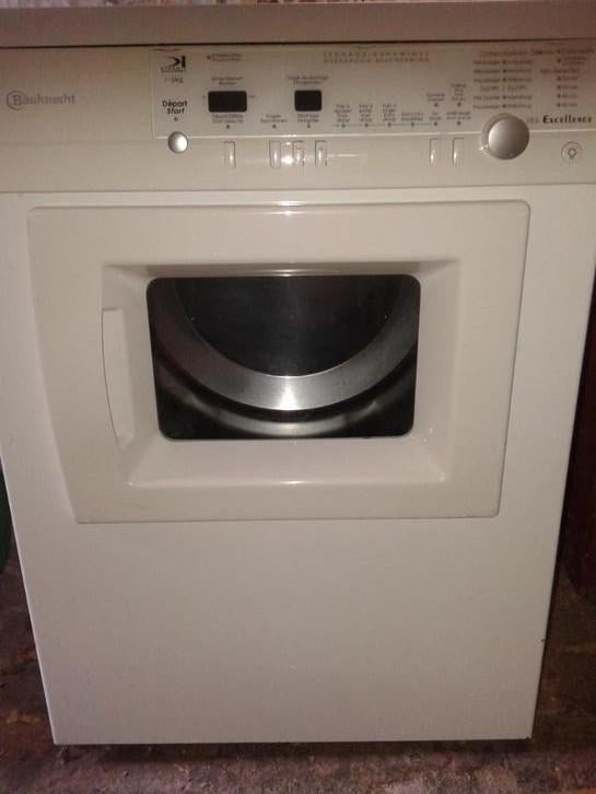 Sèche-linge Bauknecht, Elektronische apparatuur, Droogkasten, 4 tot 6 kg, Ophalen, Zo goed als nieuw, Voorlader