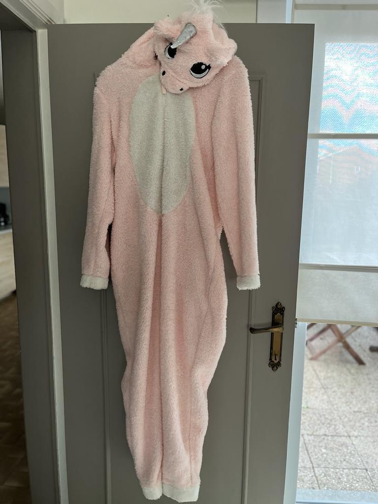 pyjama,EenhoornOnesie,lola liza,Medium, Kleding | Dames, Jumpsuits, Lola & Liza, Ophalen of Verzenden, Roze, Maat 36 (S)