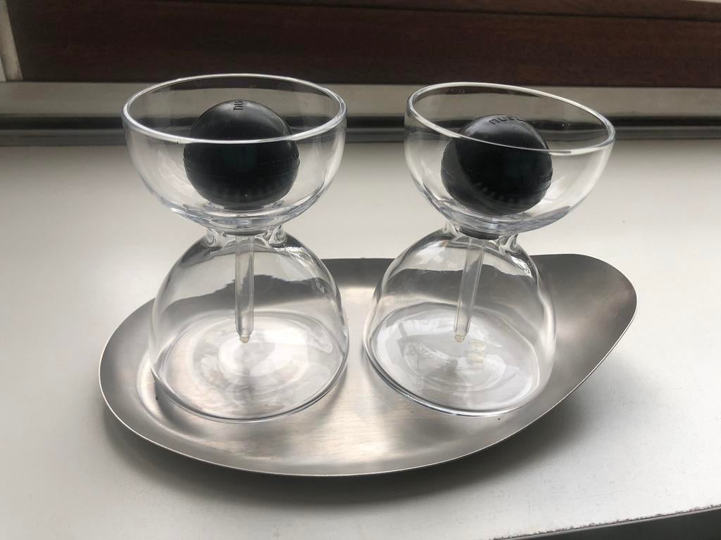 Set d'huile et de vinaigre design par Menu, Enlèvement ou Envoi, Comme neuf, Verre, Autres types