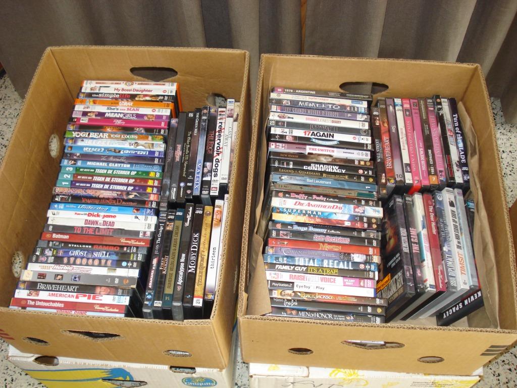 dvd films (417 st), Alle leeftijden, Ophalen, Gebruikt