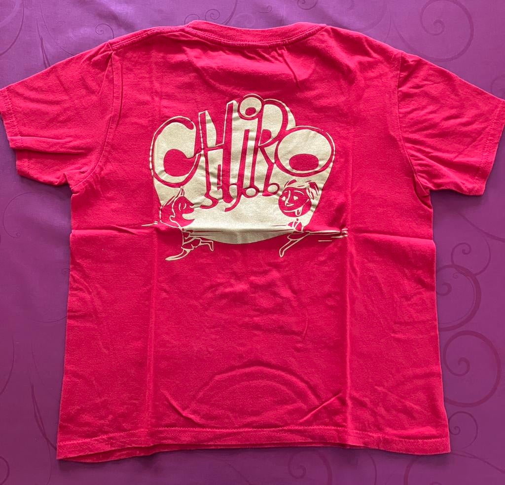 Chiro Sint Job T-shirt maat M (128), Ophalen of Verzenden, Zo goed als nieuw, Jongen of Meisje, Shirt of Longsleeve