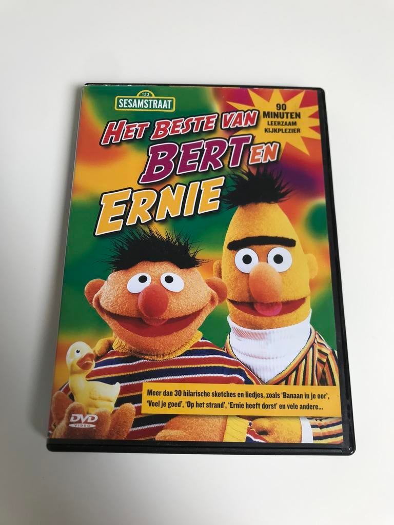 DVD Het beste van Bert en Ernie, Europees, Alle leeftijden, Ophalen of Verzenden, Zo goed als nieuw