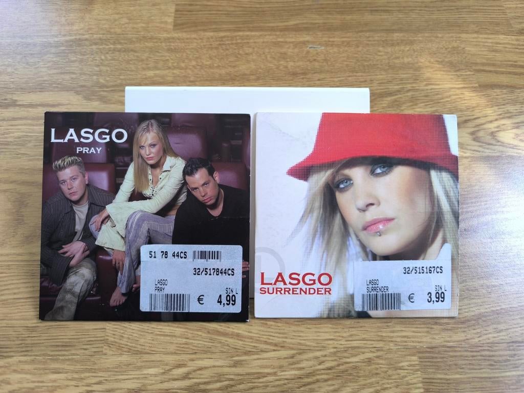 Lasgo Pray cd single - Lasgo Surrender cd single -dance., Cd's en Dvd's, Ophalen of Verzenden, Zo goed als nieuw