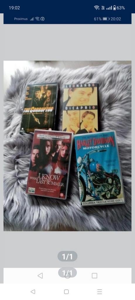 4 films vidéo, Enlèvement ou Envoi, Comme neuf