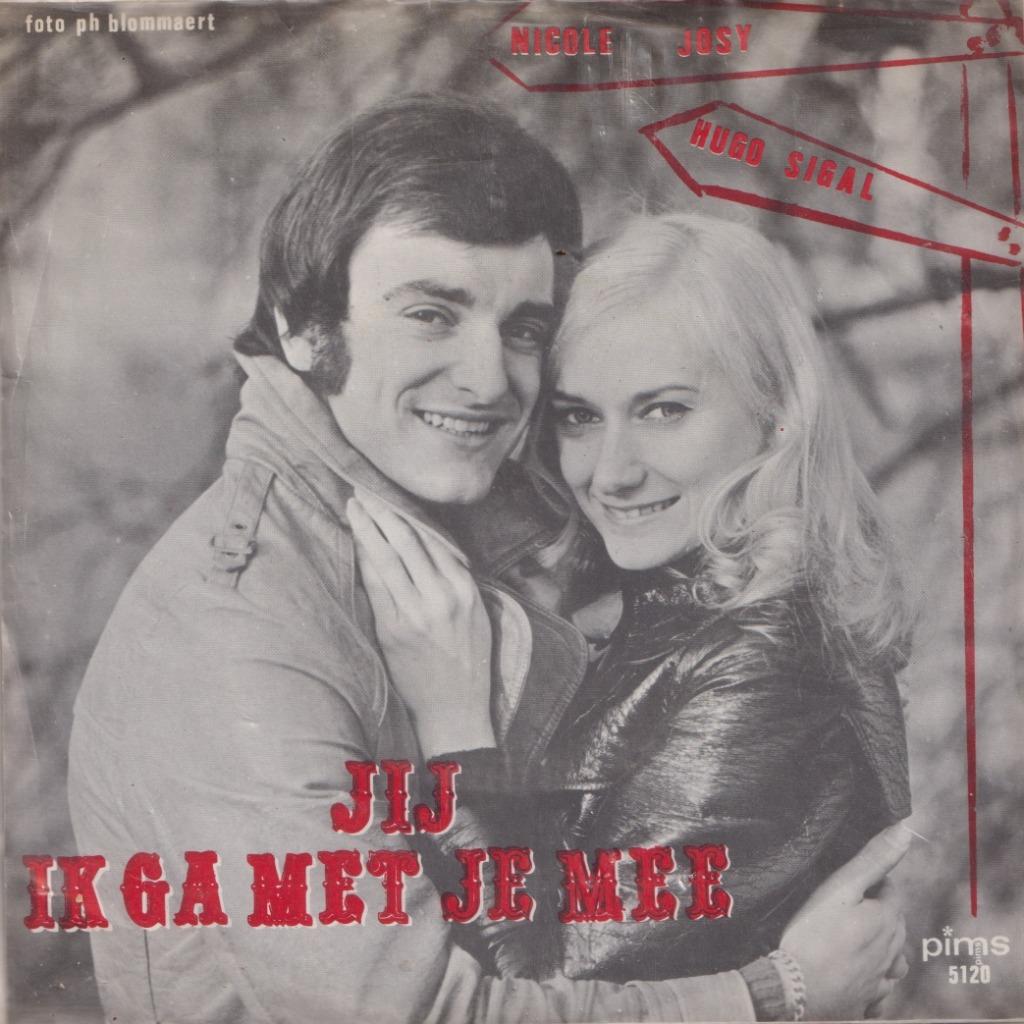Nicole & Hugo – Jij / Ik ga met je mee - Single, Cd's en Dvd's, Vinyl Singles, Ophalen of Verzenden, Gebruikt, Nederlandstalig