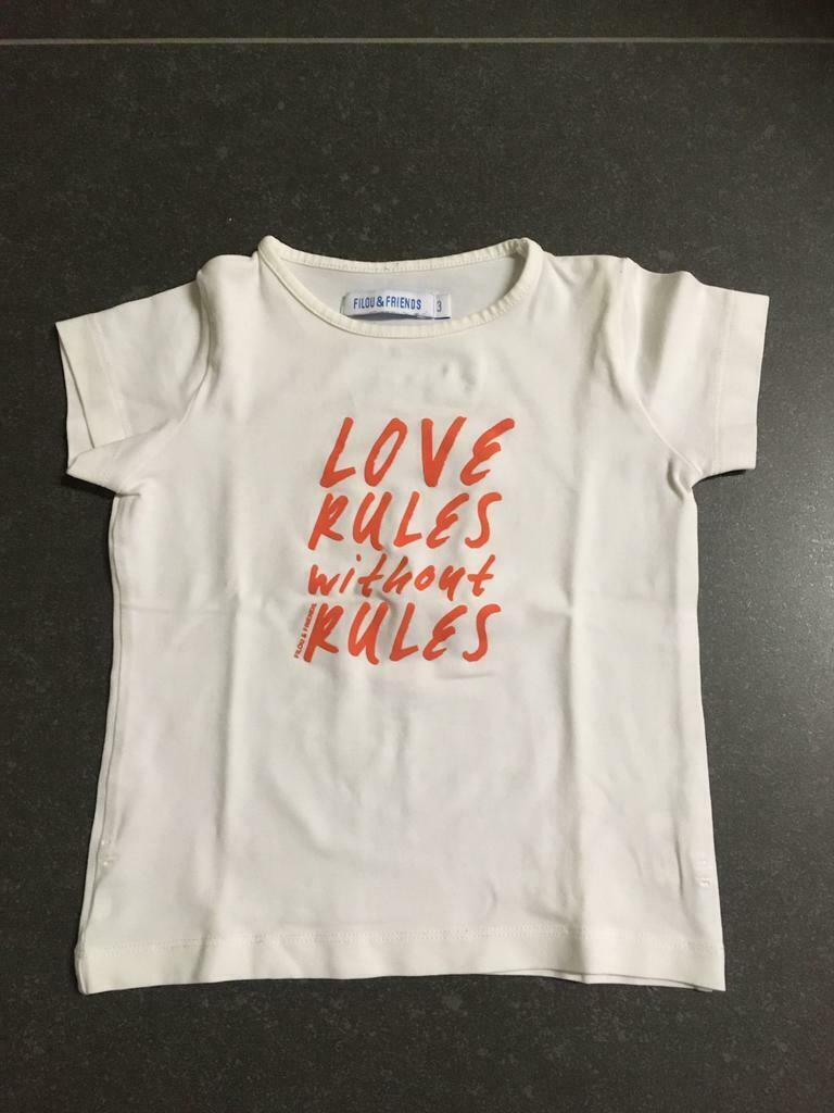 T-shirt - Filou & friends - 3 jaar/ maat 98, Gebruikt, Meisje, Ophalen of Verzenden, Shirt of Longsleeve