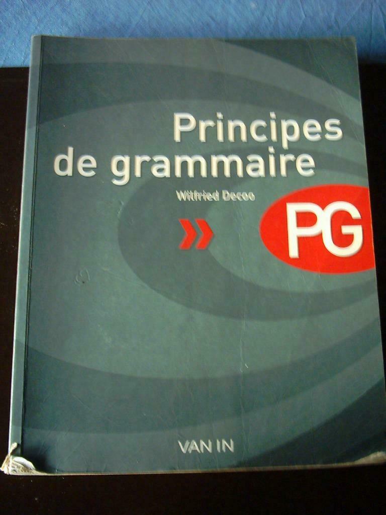 boek; principes de grammaire, Ophalen