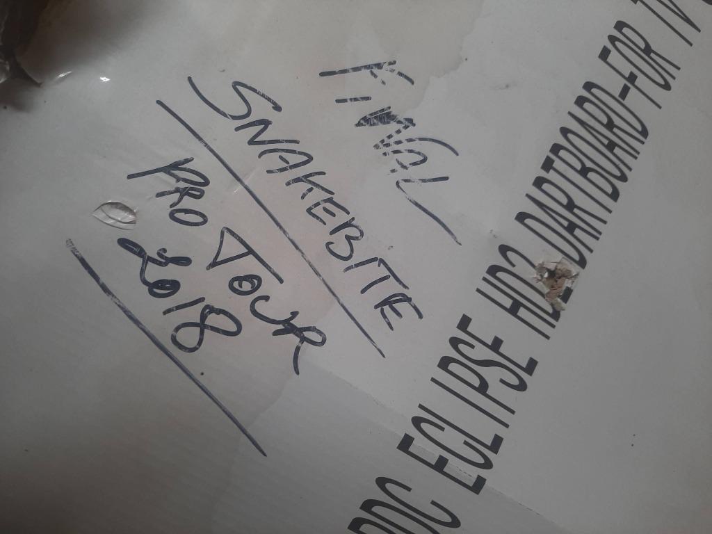 Snakebite Peter Wright darts blok gesigneerd, Ophalen of Verzenden, Gebruikt, Dartbord