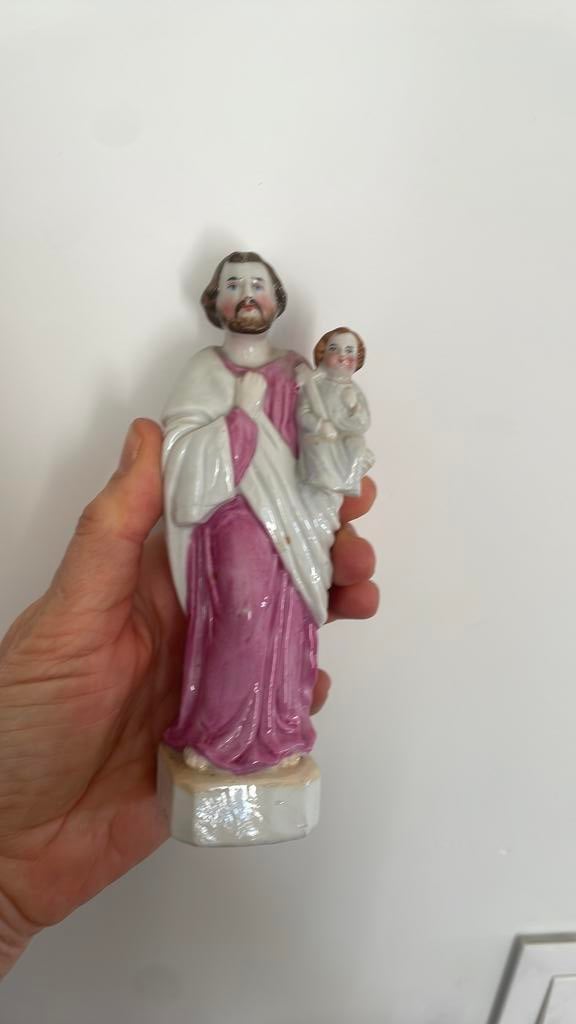 Petite statuette porcelaine religieuse, Antiquités & Art, Antiquités | Objets religieux, Enlèvement ou Envoi