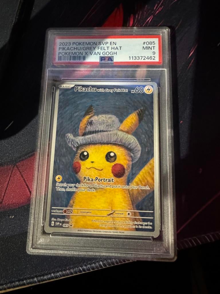 Van gogh pikachu psa 9, Hobby en Vrije tijd, Verzamelkaartspellen | Pokémon, Ophalen, Zo goed als nieuw