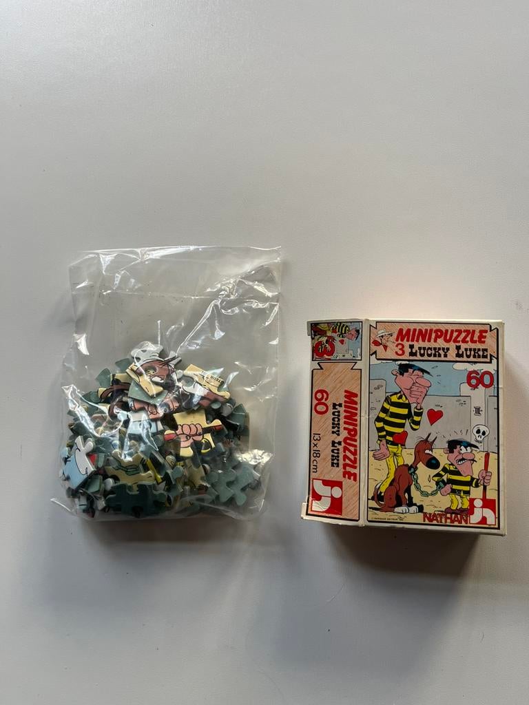 Lucky luke puzzel 1985 nieuwstaat, Ophalen of Verzenden, Overige figuren, Zo goed als nieuw, Overige typen