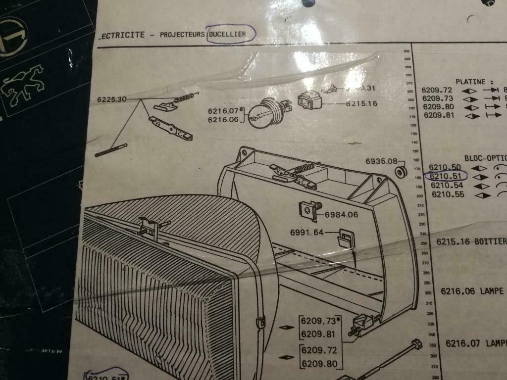 PEUGEOT 305 Koplamp Bloc optique, Enlèvement ou Envoi, Neuf, Peugeot