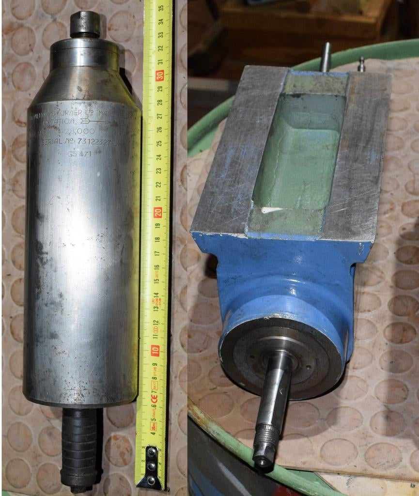 Broche Spindle rectifieuse Churchill Boneham Turner, Enlèvement
