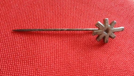 Insigne militaire. Epinglette Namurois à Lourdes. Vintage., Enlèvement ou Envoi, Utilisé