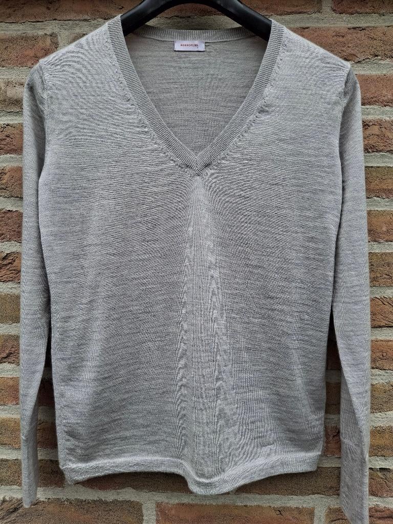 Wollen/Cashmere trui Rossopuro - maat 38, Ophalen of Verzenden, Zo goed als nieuw, Maat 38/40 (M), Grijs