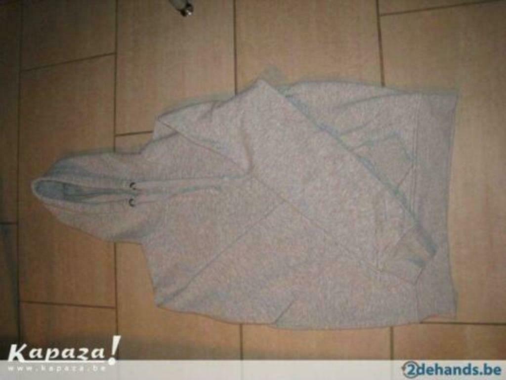 Pull gris avec capuche (S) Angelo Litrico, Gris, Enlèvement ou Envoi, Angelo Litrico, Comme neuf