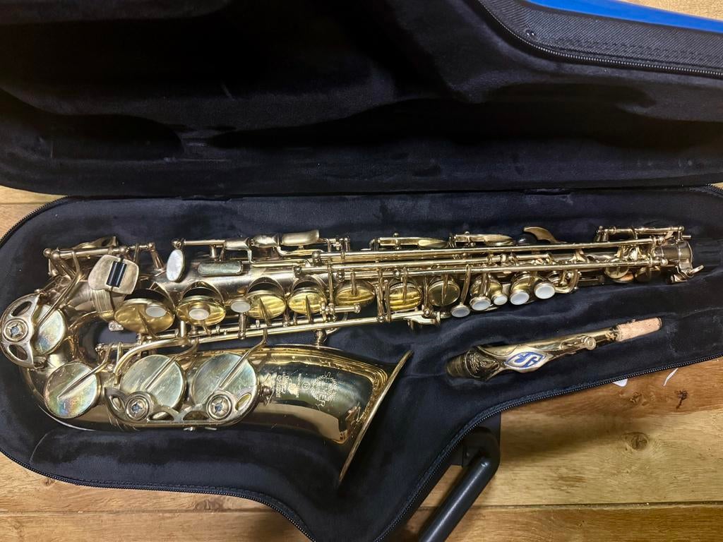 Saxophone Alto Selmer Super Action 80 Lacquer 1984 - 356.xxx, Musique & Instruments, Enlèvement ou Envoi, Comme neuf, Saxophone