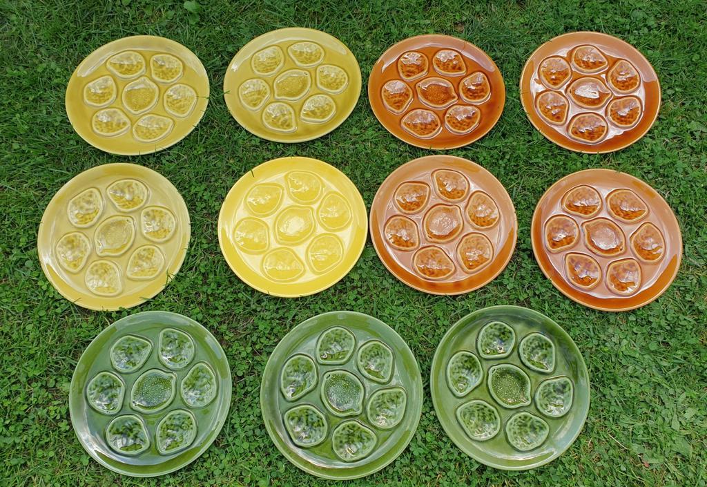 11 assiettes à huîtres, Enlèvement
