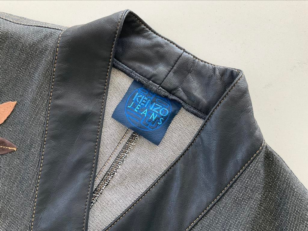 Jeans tuniek van het merk KENZO, Kleding | Dames, Blouses en Tunieken, Zo goed als nieuw, Maat 36 (S), Zwart, Ophalen of Verzenden