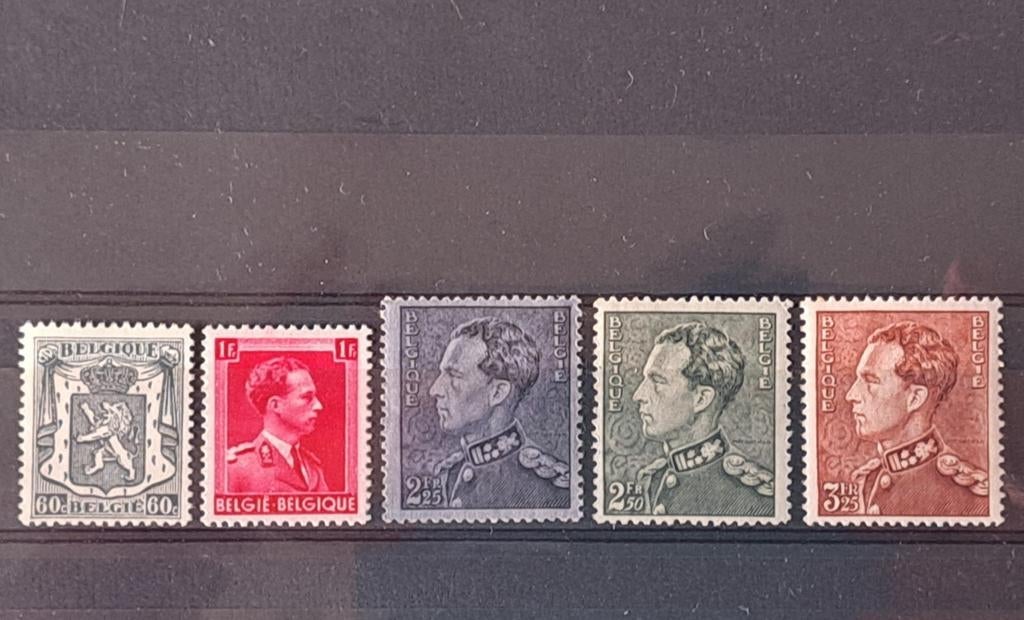 België OBP 527-531 ** 1940, Ophalen of Verzenden, Postfris