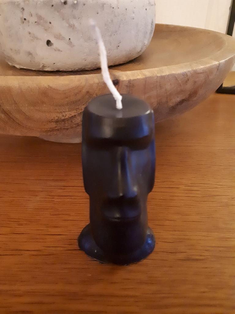 Paaseiland Moai of boedha kaars te koop!, Ophalen, Nieuw, Kaars