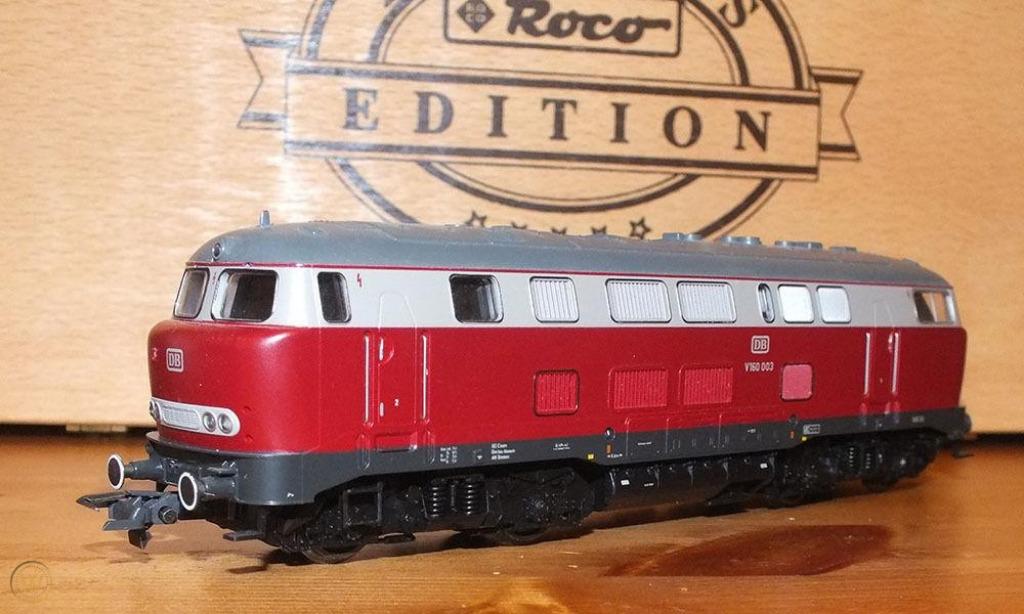 ROCO 43840 locomotive diésel V160 003 DB museums édit. ho dc, Neuf, Enlèvement ou Envoi, Roco, Courant continu